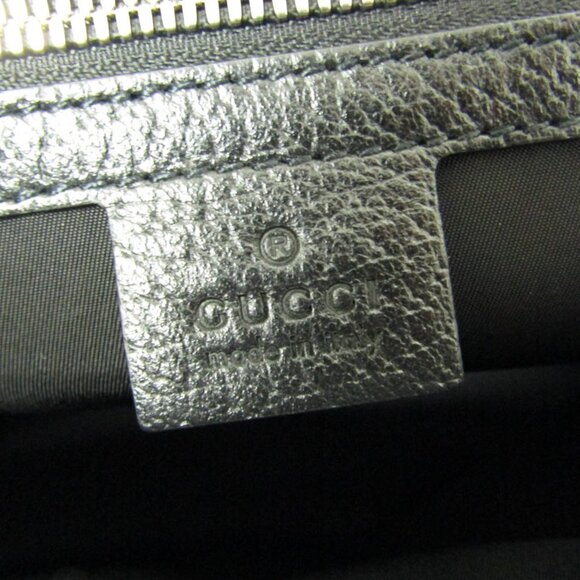 GUCCI Black Leather Shoulder Bag - Picture 9 of 13